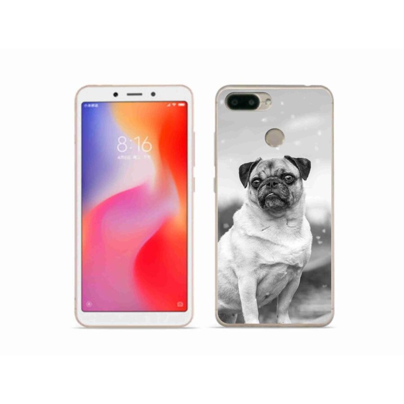 Gelový obal mmCase na mobil Xiaomi Redmi 6 - mops