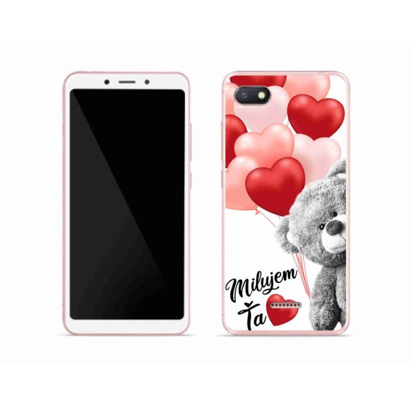 Gelový obal mmCase na mobil Xiaomi Redmi 6A - milujem Ťa sk