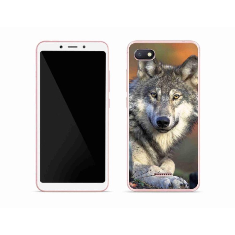 Gelový obal mmCase na mobil Xiaomi Redmi 6A - vlk
