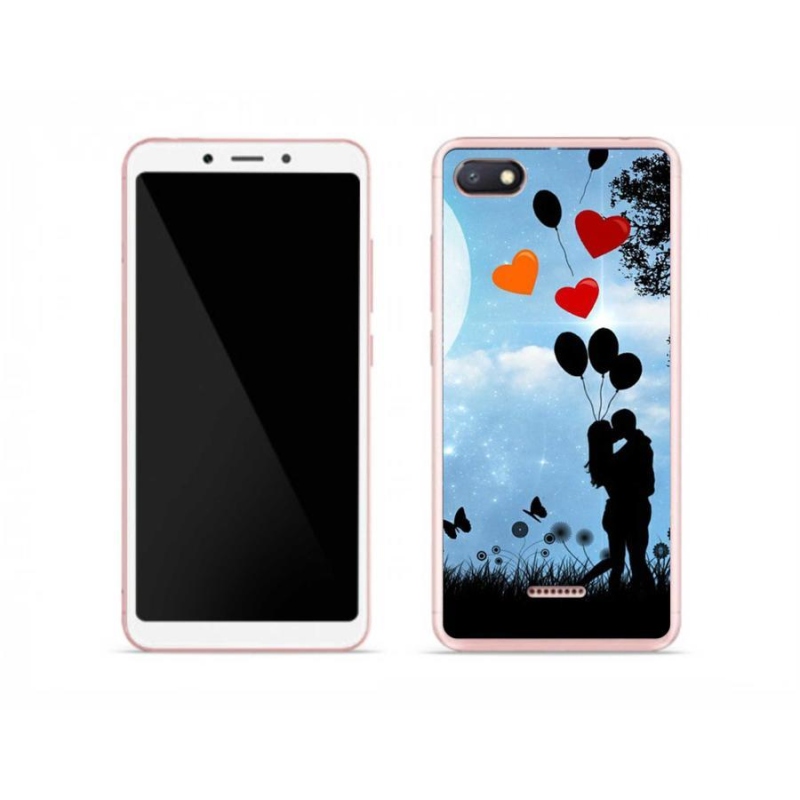 Gelový obal mmCase na mobil Xiaomi Redmi 6A - zamilovaný pár