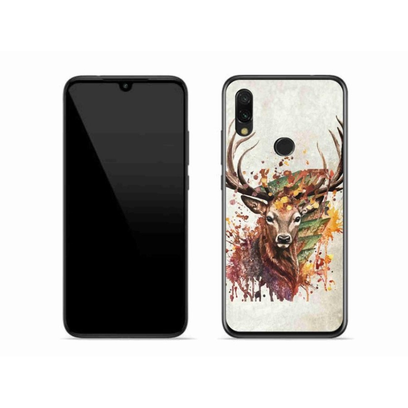 Gelový obal mmCase na mobil Xiaomi Redmi 7 - jelen 1