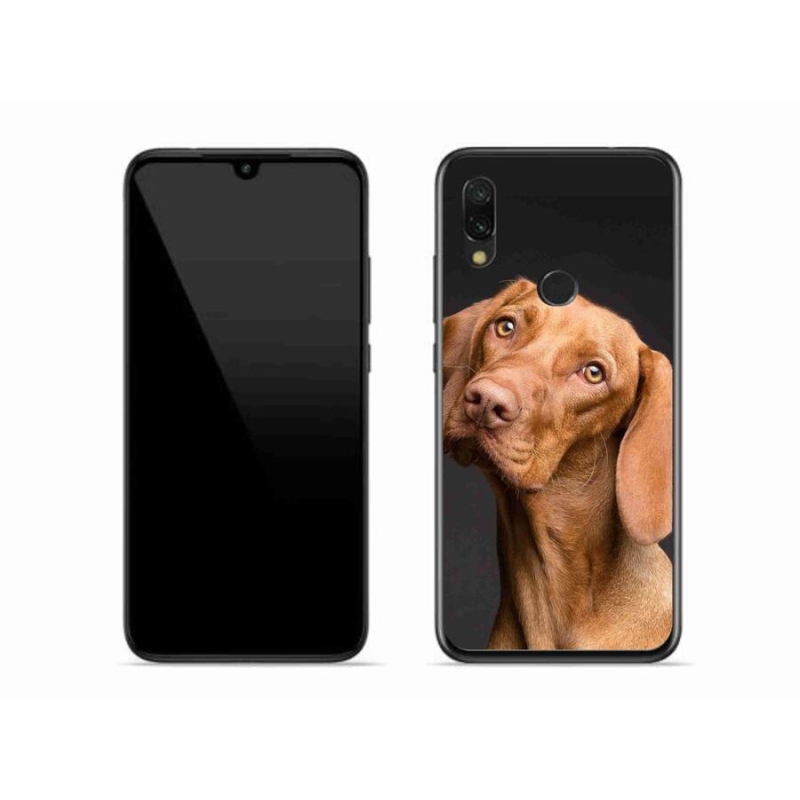 Gelový obal mmCase na mobil Xiaomi Redmi 7 - maďarský ohař
