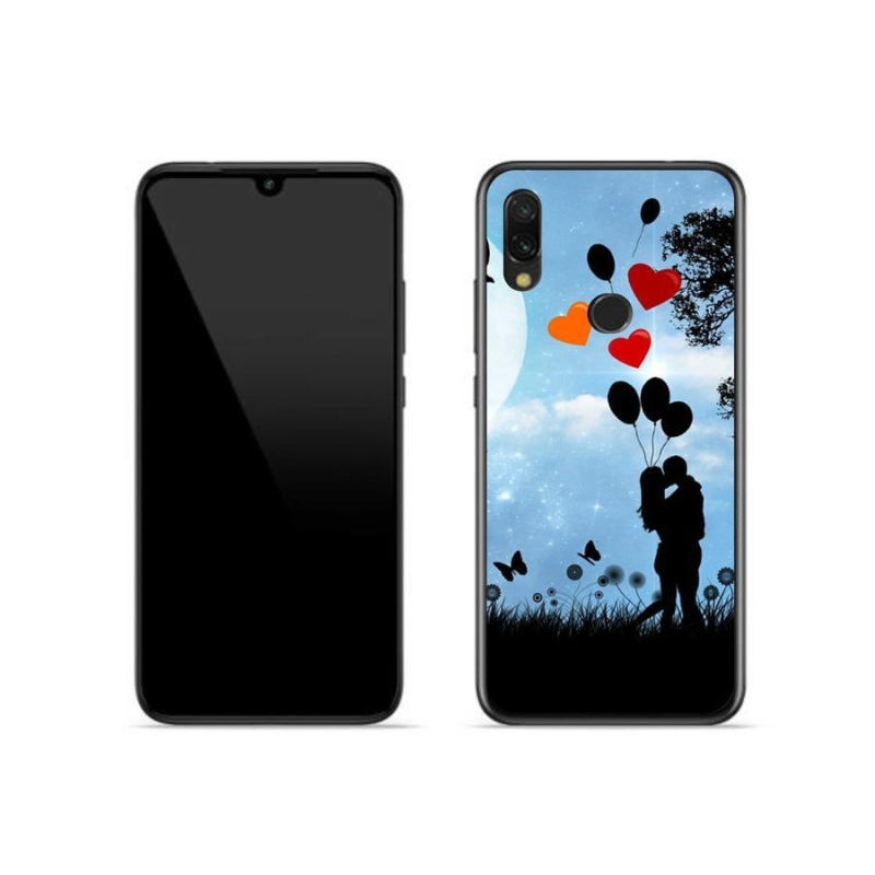 Gelový obal mmCase na mobil Xiaomi Redmi 7 - zamilovaný pár