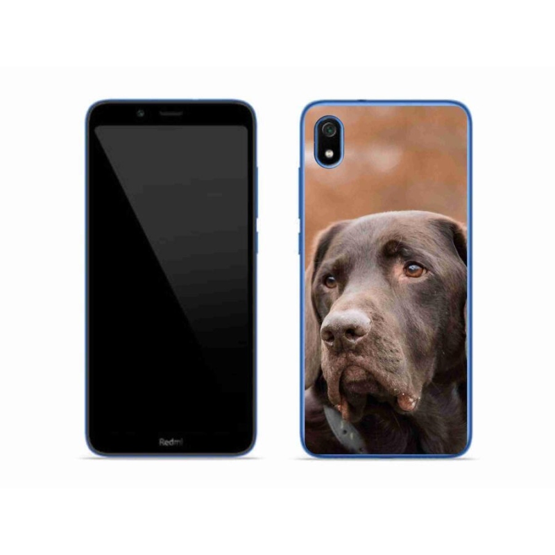 Gelový obal mmCase na mobil Xiaomi Redmi 7A - hnědý labrador
