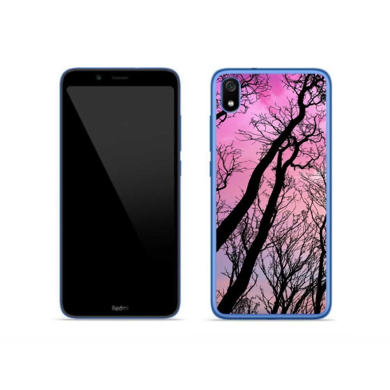 Gelový obal mmCase na mobil Xiaomi Redmi 7A - opadané stromy