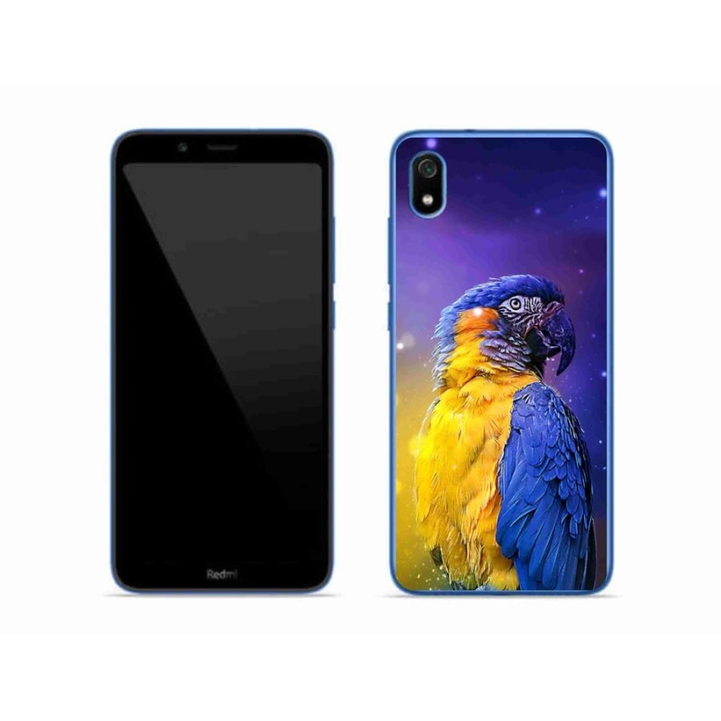 Gelový obal mmCase na mobil Xiaomi Redmi 7A - papoušek ara 1