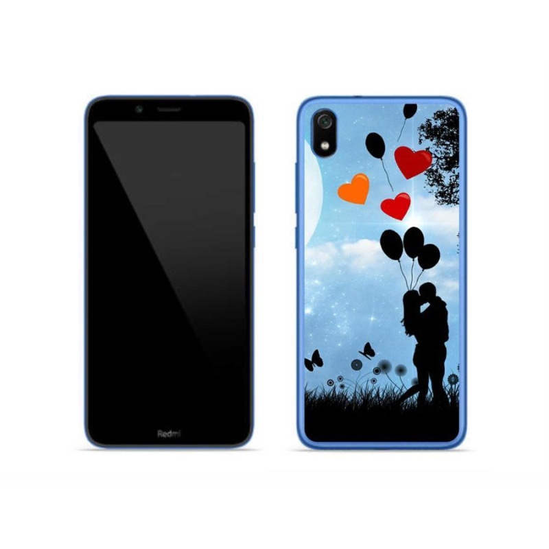 Gelový obal mmCase na mobil Xiaomi Redmi 7A - zamilovaný pár