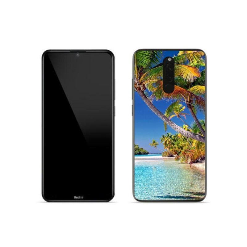 Gelový obal mmCase na mobil Xiaomi Redmi 8 - mořská pláž