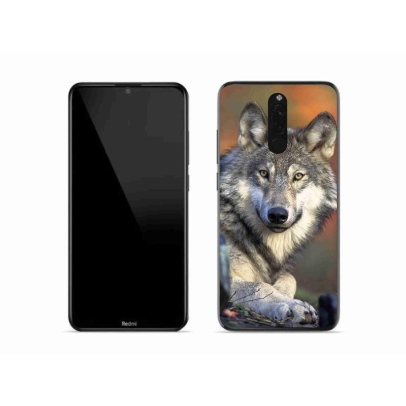 Gelový obal mmCase na mobil Xiaomi Redmi 8 - vlk