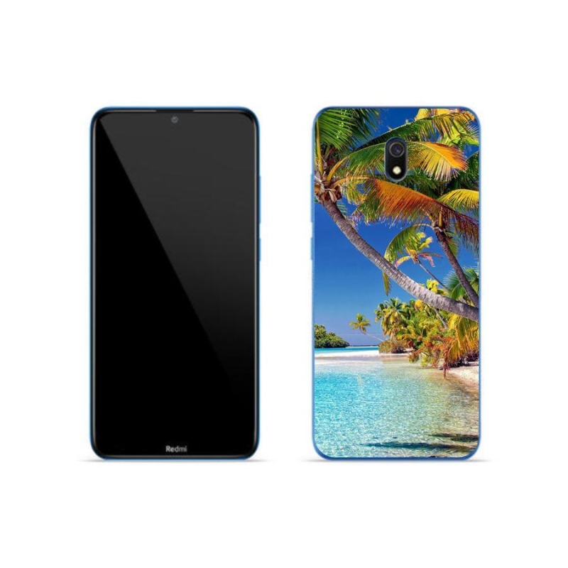 Gelový obal mmCase na mobil Xiaomi Redmi 8A - mořská pláž