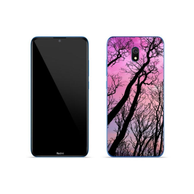 Gelový obal mmCase na mobil Xiaomi Redmi 8A - opadané stromy