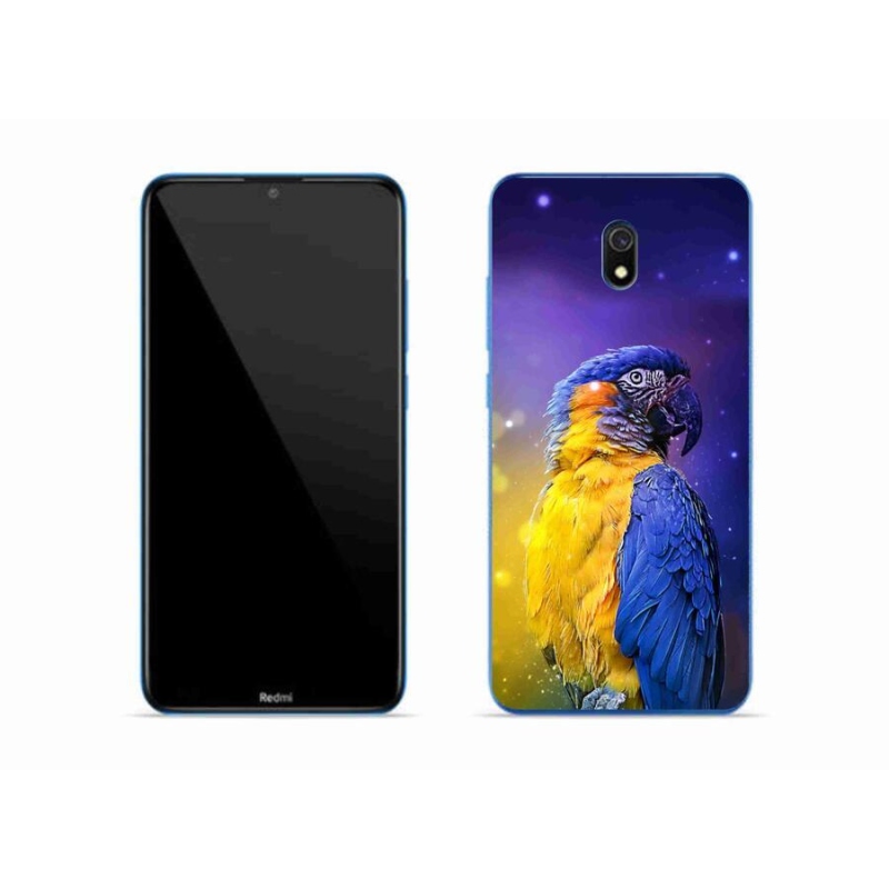 Gelový obal mmCase na mobil Xiaomi Redmi 8A - papoušek ara 1