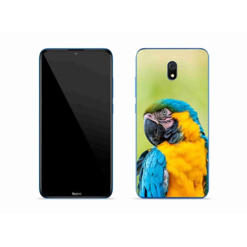 Gelový obal mmCase na mobil Xiaomi Redmi 8A - papoušek ara 2