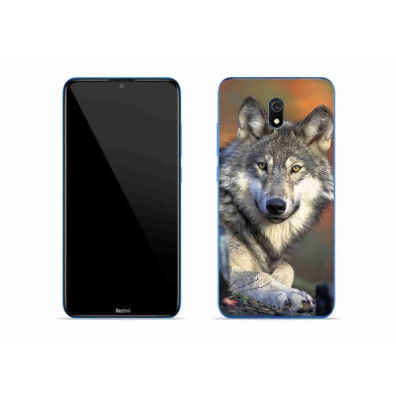 Gelový obal mmCase na mobil Xiaomi Redmi 8A - vlk