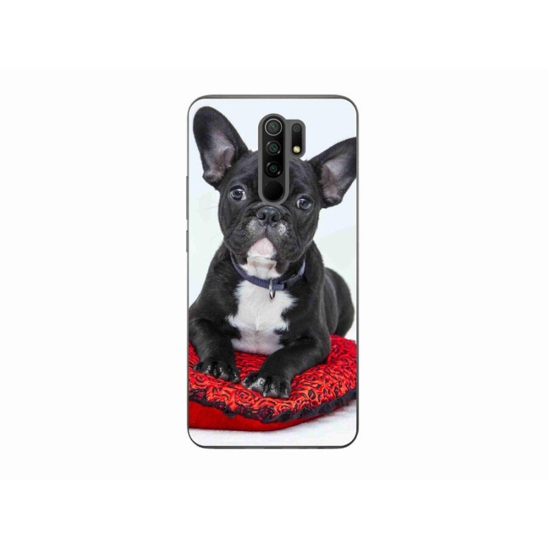 Gelový obal mmCase na mobil Xiaomi Redmi 9 - buldok