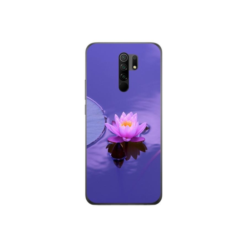 Gelový obal mmCase na mobil Xiaomi Redmi 9 - květ na hladině