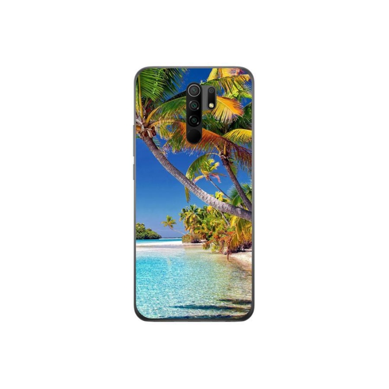 Gelový obal mmCase na mobil Xiaomi Redmi 9 - mořská pláž