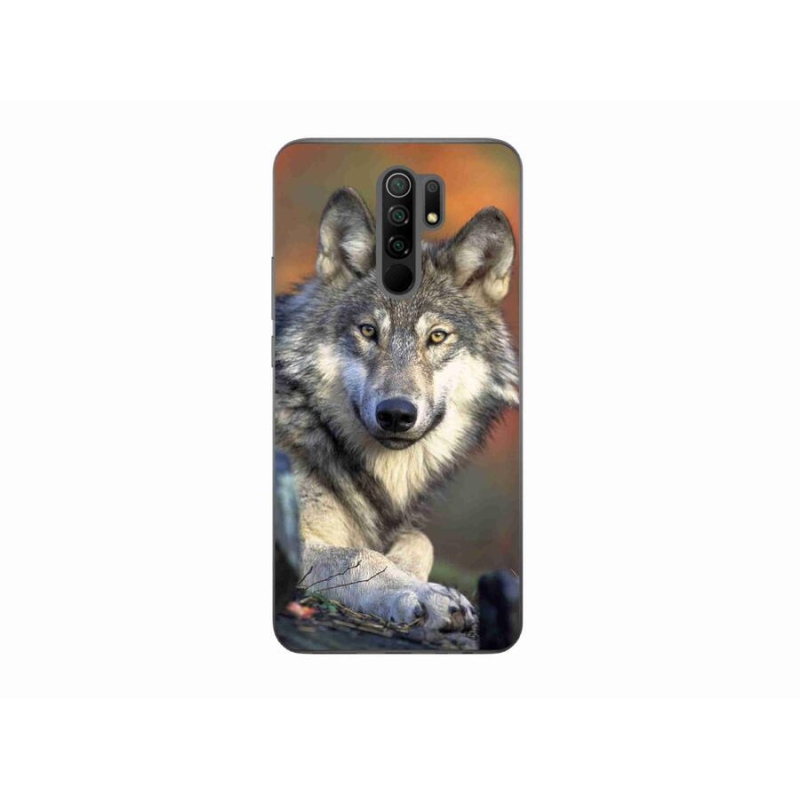 Gelový obal mmCase na mobil Xiaomi Redmi 9 - vlk