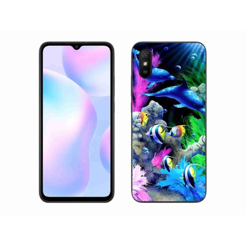 Gelový obal mmCase na mobil Xiaomi Redmi 9AT - mořský svět