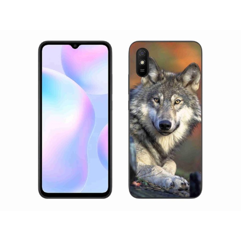 Gelový obal mmCase na mobil Xiaomi Redmi 9AT - vlk