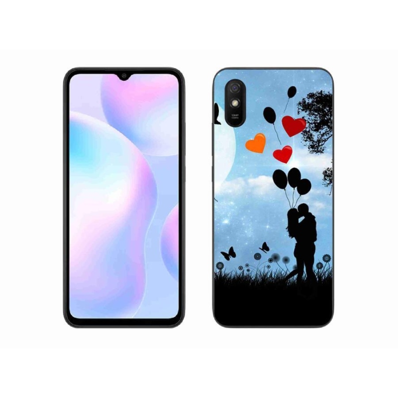 Gelový obal mmCase na mobil Xiaomi Redmi 9AT - zamilovaný pár