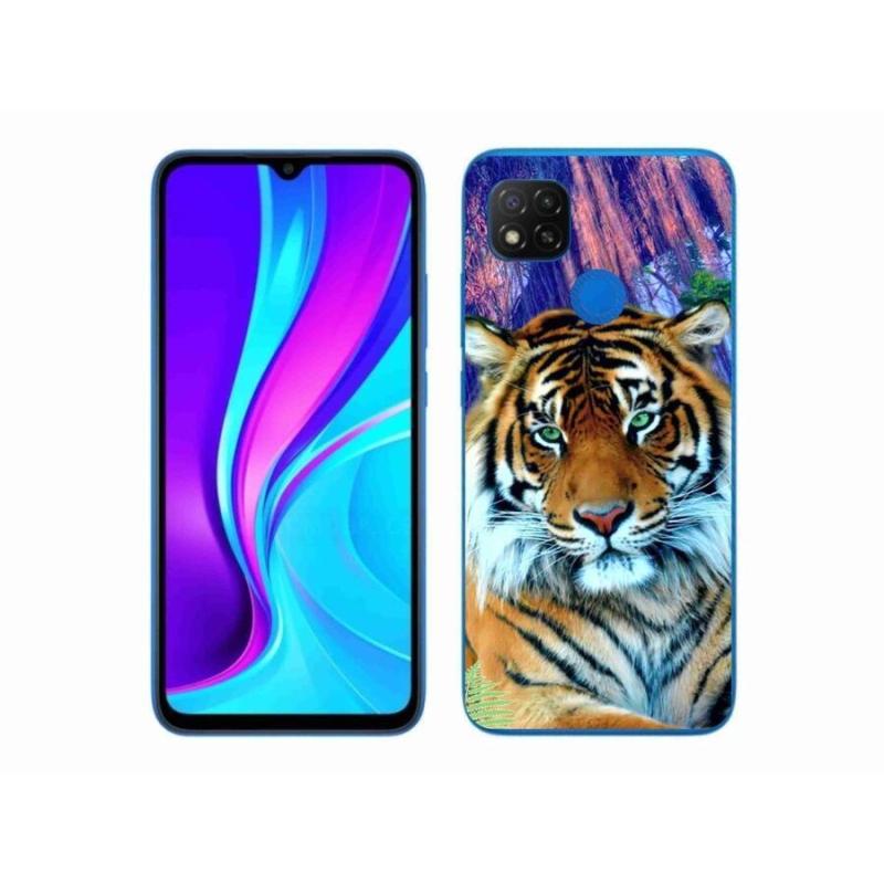 Gelový obal mmCase na mobil Xiaomi Redmi 9C - tygr