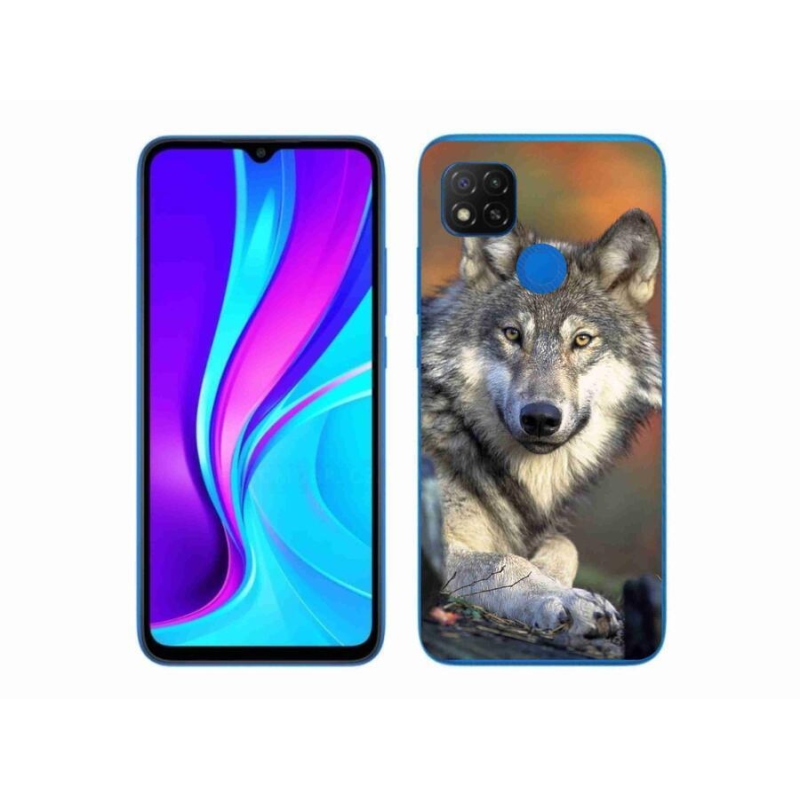 Gelový obal mmCase na mobil Xiaomi Redmi 9C - vlk