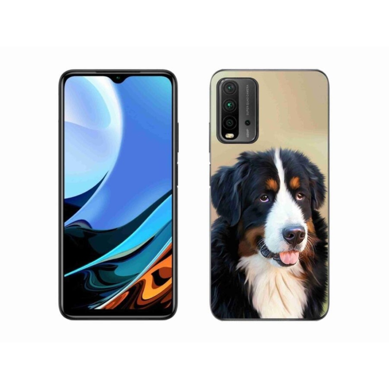 Gelový obal mmCase na mobil Xiaomi Redmi 9T - bernský salašnický pes