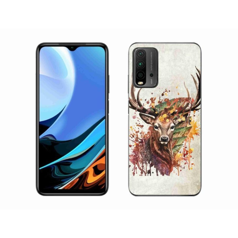 Gelový obal mmCase na mobil Xiaomi Redmi 9T - jelen 1