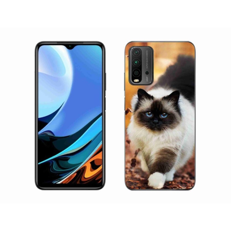 Gelový obal mmCase na mobil Xiaomi Redmi 9T - kočka 1
