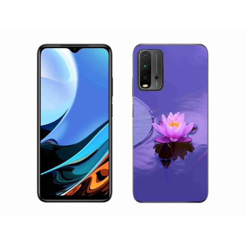 Gelový obal mmCase na mobil Xiaomi Redmi 9T - květ na hladině