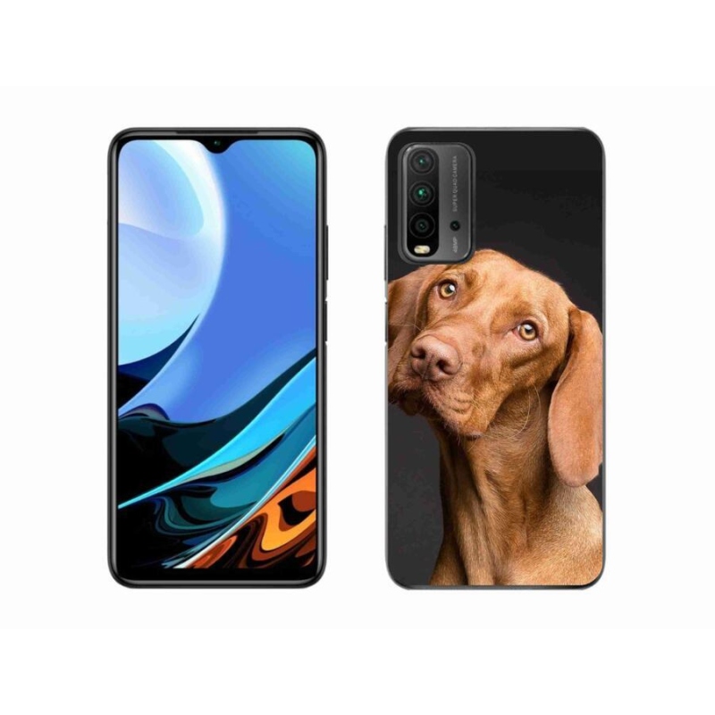 Gelový obal mmCase na mobil Xiaomi Redmi 9T - maďarský ohař