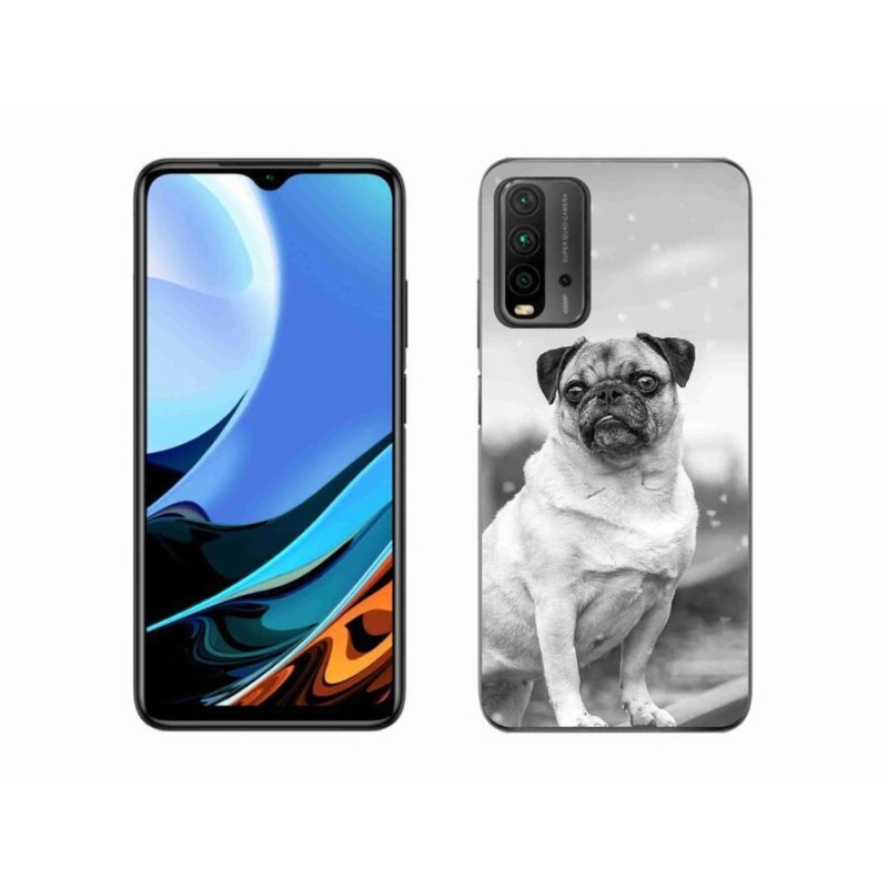 Gelový obal mmCase na mobil Xiaomi Redmi 9T - mops