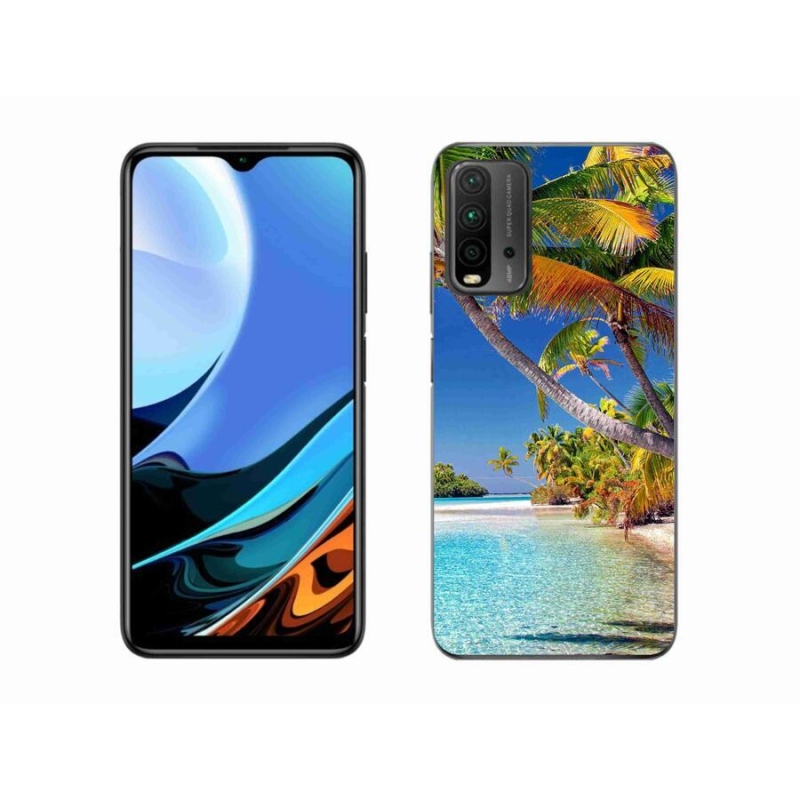 Gelový obal mmCase na mobil Xiaomi Redmi 9T - mořská pláž