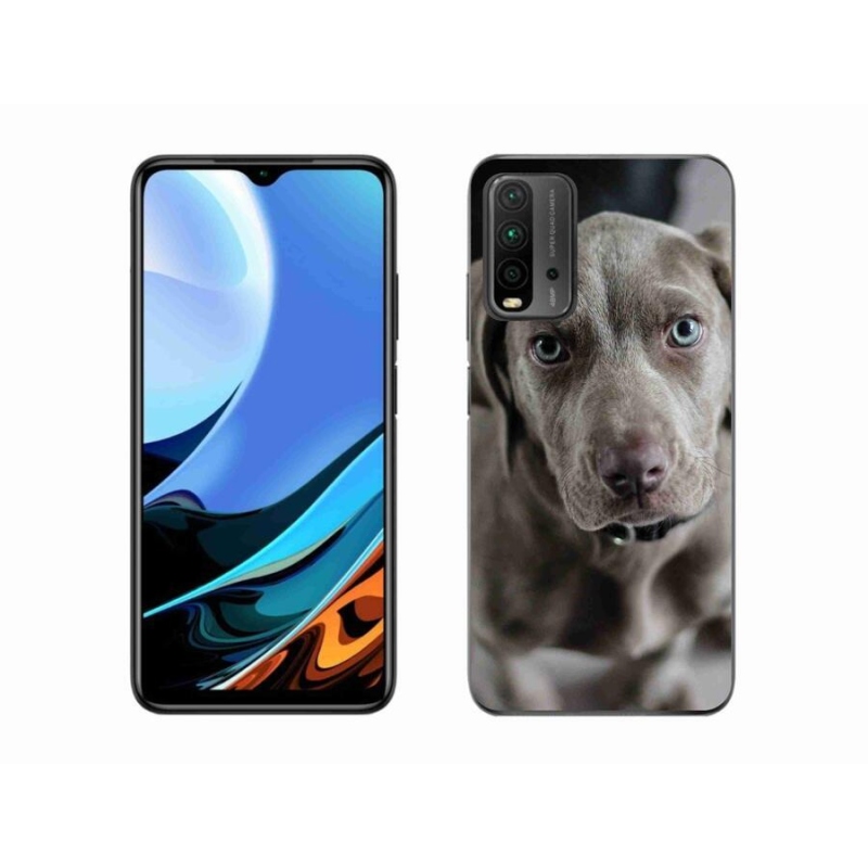 Gelový obal mmCase na mobil Xiaomi Redmi 9T - výmarský ohař