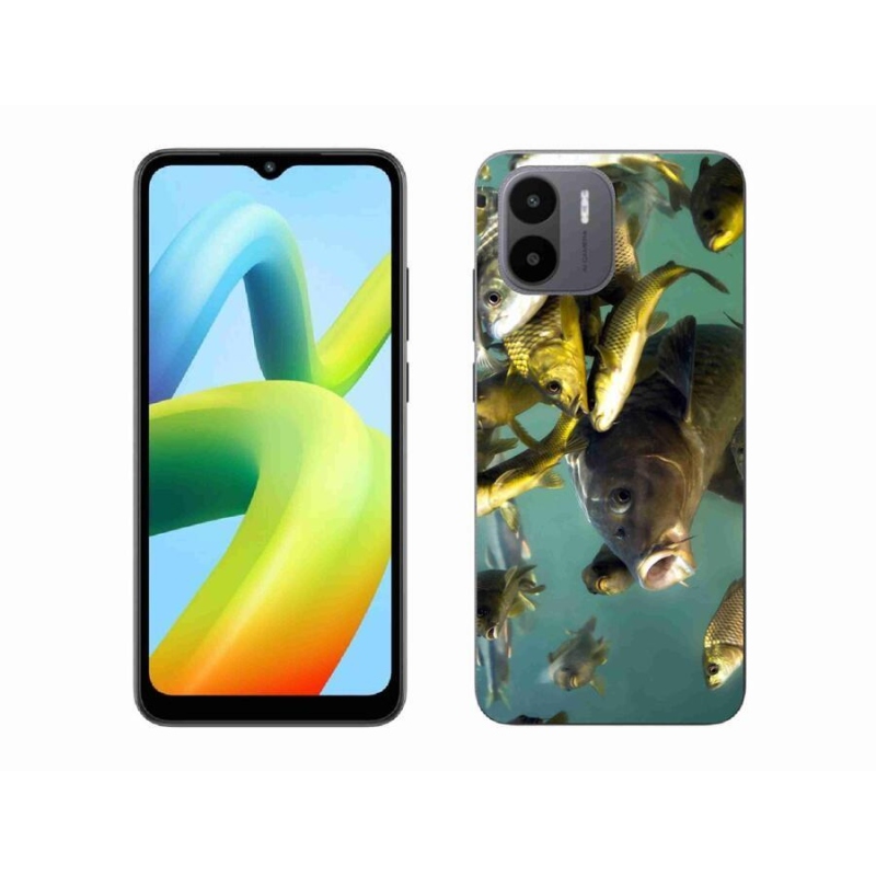 Gelový obal mmCase na mobil Xiaomi Redmi A1/Redmi A2 - hejno ryb