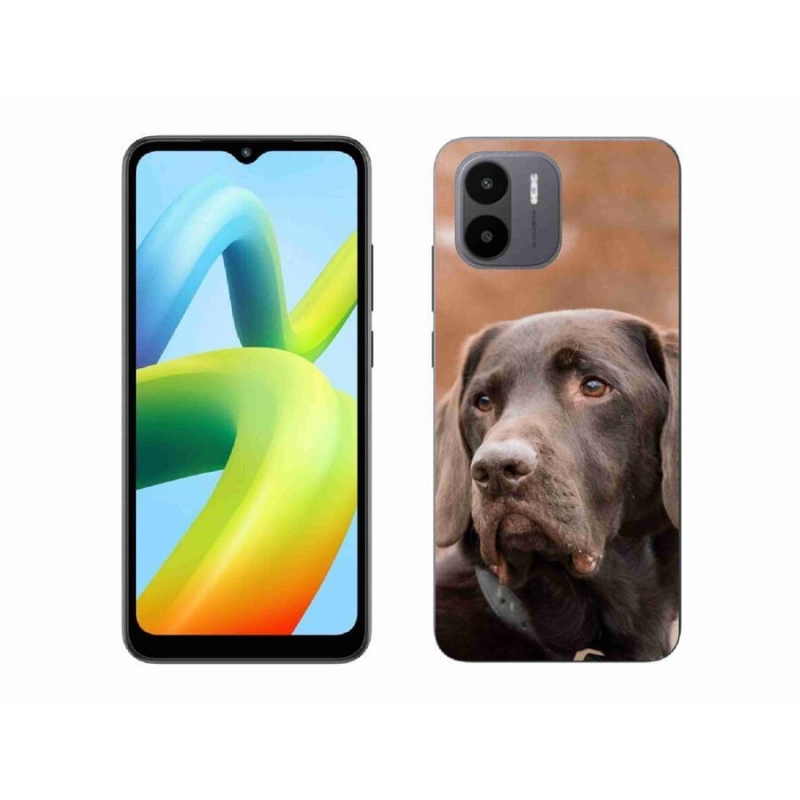 Gelový obal mmCase na mobil Xiaomi Redmi A1/Redmi A2 - hnědý labrador