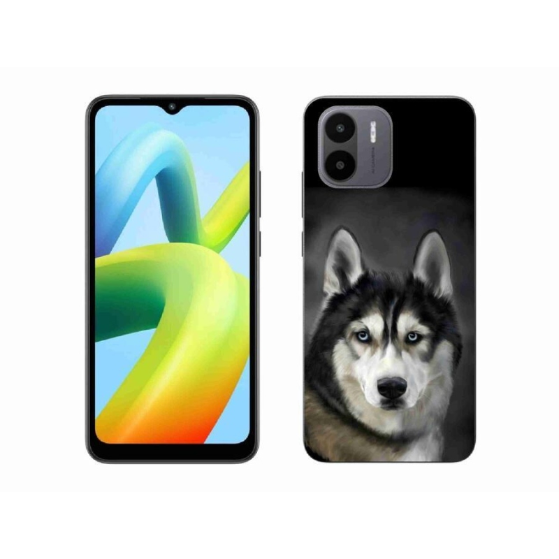 Gelový obal mmCase na mobil Xiaomi Redmi A1/Redmi A2 - husky