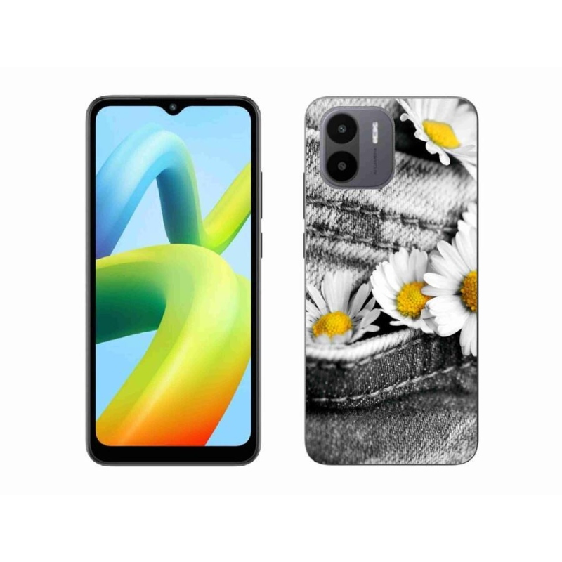 Gelový obal mmCase na mobil Xiaomi Redmi A1/Redmi A2 - kopretiny