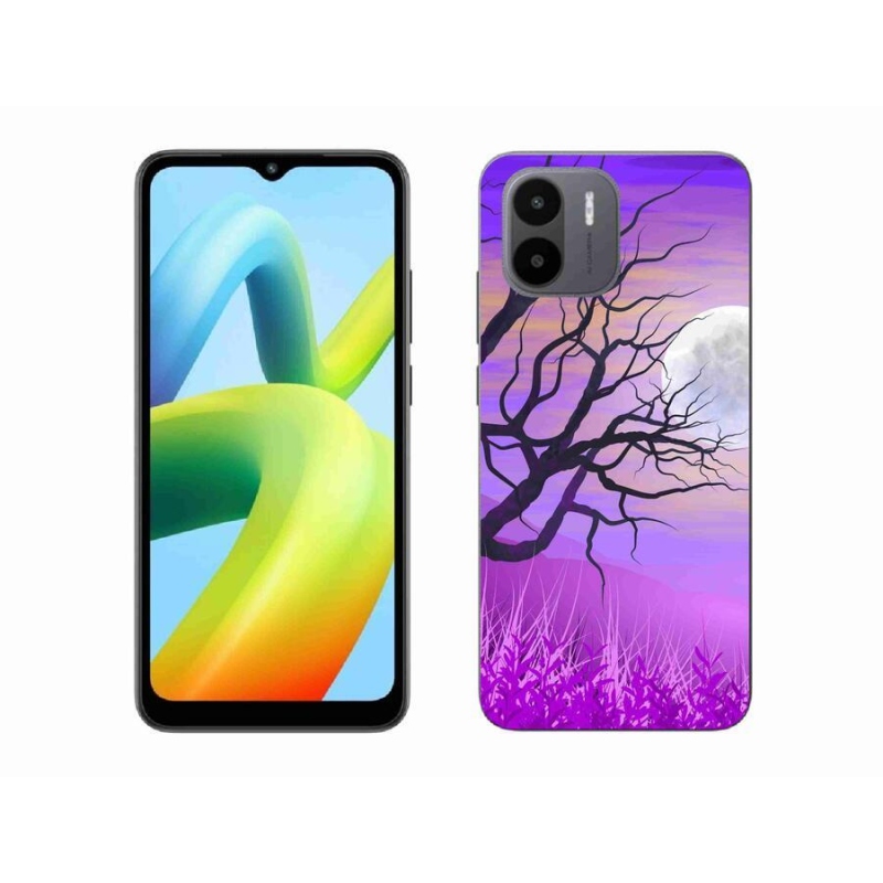 Gelový obal mmCase na mobil Xiaomi Redmi A1/Redmi A2 - kreslený opadaný strom