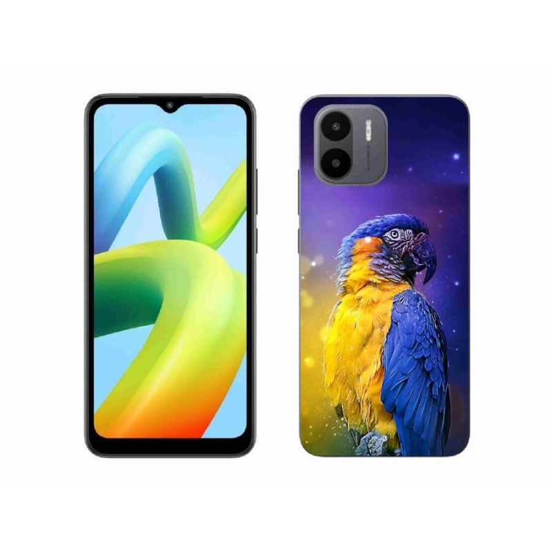 Gelový obal mmCase na mobil Xiaomi Redmi A1/Redmi A2 - papoušek ara 1