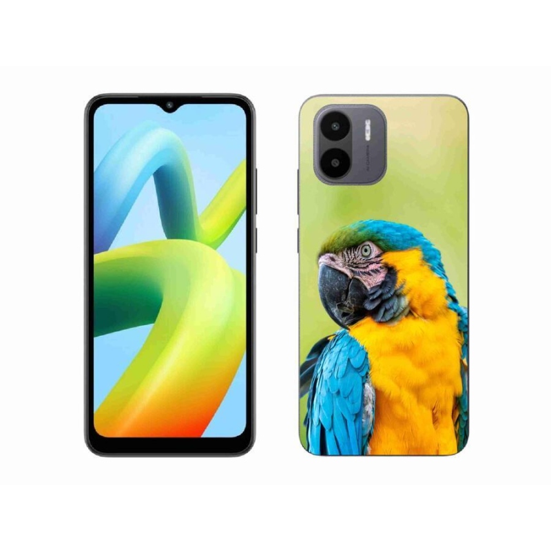 Gelový obal mmCase na mobil Xiaomi Redmi A1/Redmi A2 - papoušek ara 2