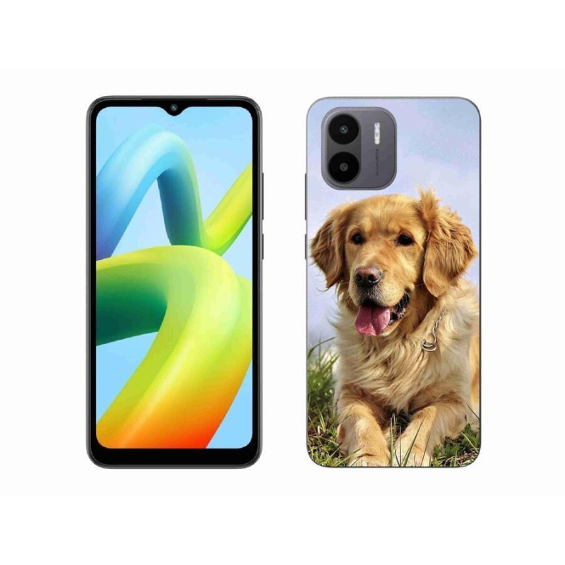 Gelový obal mmCase na mobil Xiaomi Redmi A1/Redmi A2 - zlatý retrívr