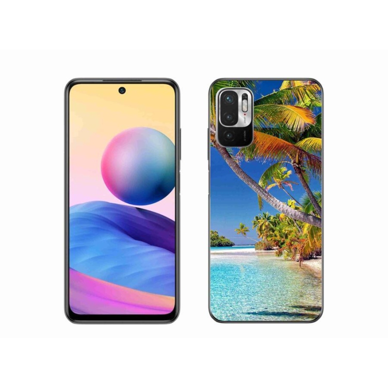 Gelový obal mmCase na mobil Xiaomi Redmi Note 10 5G - mořská pláž