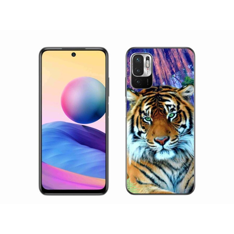 Gelový obal mmCase na mobil Xiaomi Redmi Note 10 5G - tygr