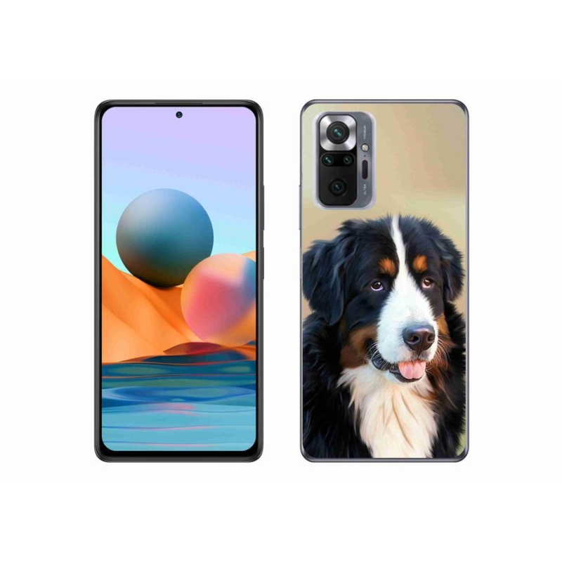 Gelový obal mmCase na mobil Xiaomi Redmi Note 10 Pro - bernský salašnický pes