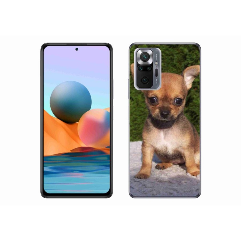 Gelový obal mmCase na mobil Xiaomi Redmi Note 10 Pro - čivava 3