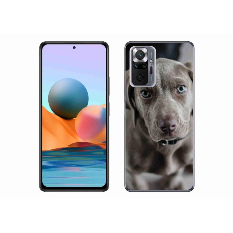 Gelový obal mmCase na mobil Xiaomi Redmi Note 10 Pro - výmarský ohař
