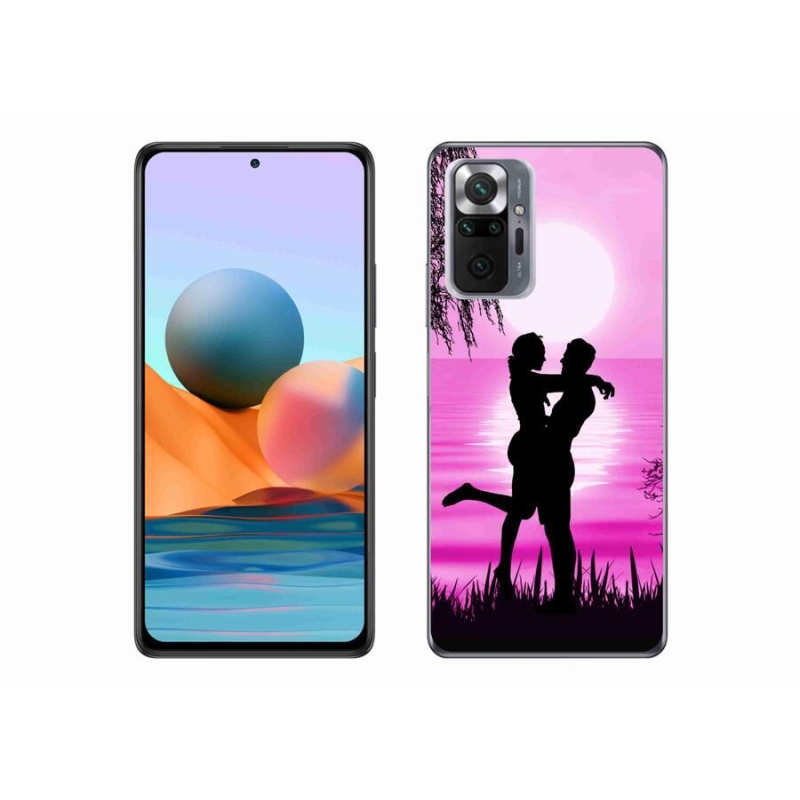 Gelový obal mmCase na mobil Xiaomi Redmi Note 10 Pro - západ slunce