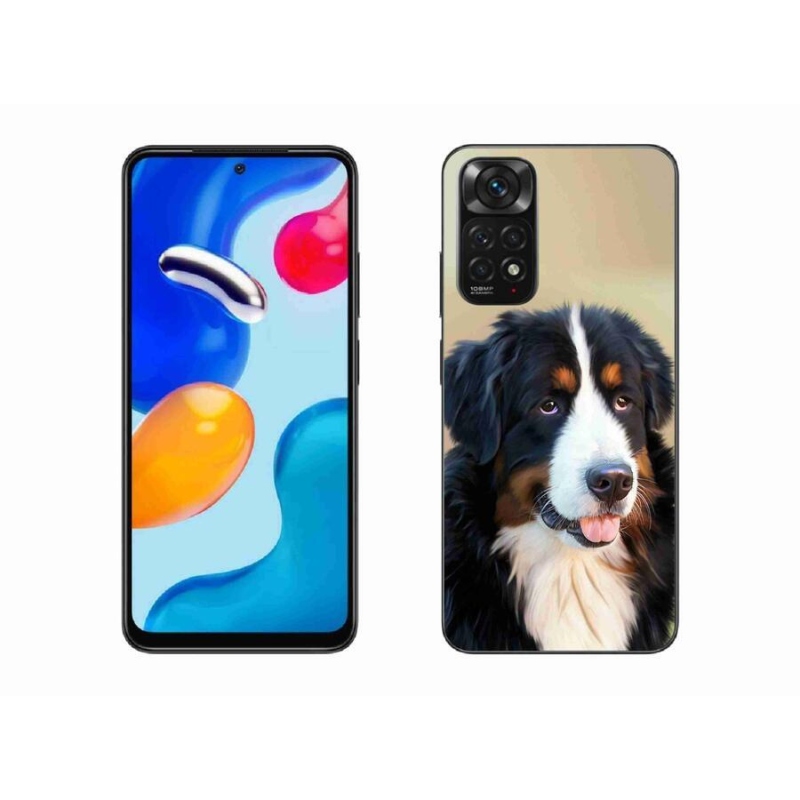 Gelový obal mmCase na mobil Xiaomi Redmi Note 11 4G - bernský salašnický pes